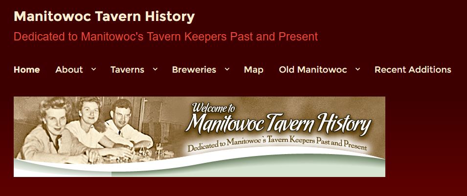 Manitowoc Tavern History Screen Shot